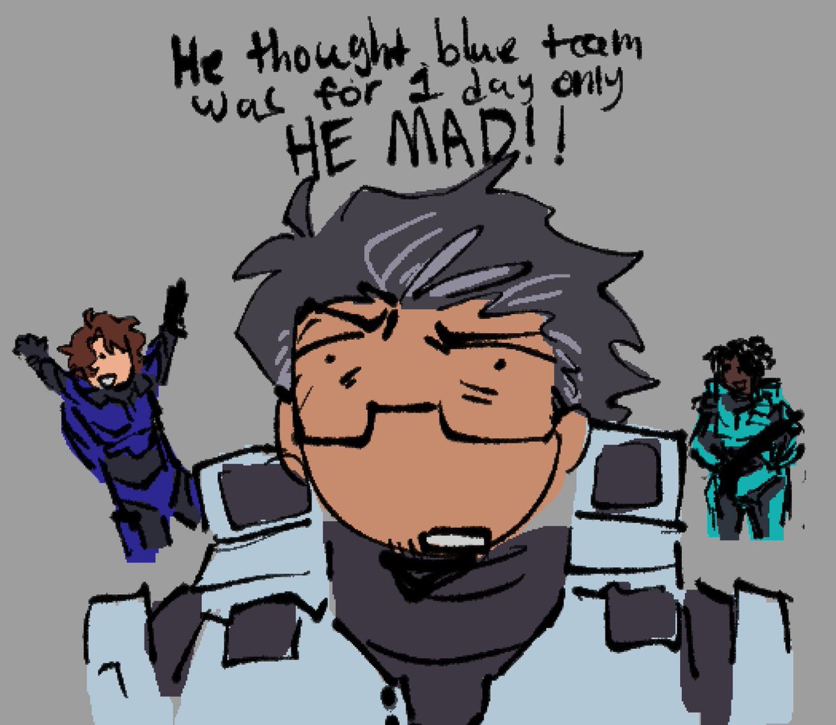 hraeesvelgr's tweet image. more rvb stuff except one of these was a study from a render and one of these was stupid
#rvb