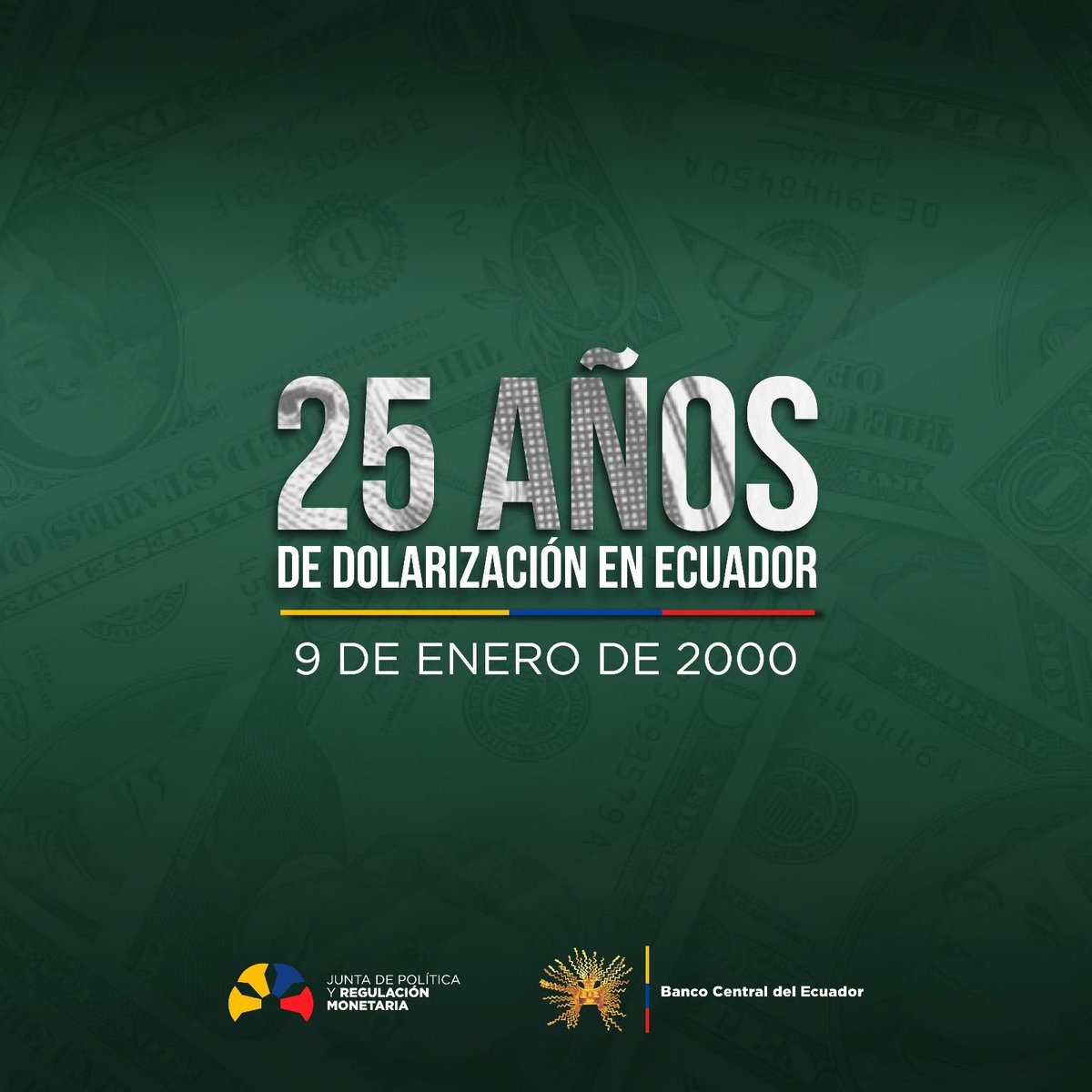 En el evento #25AñosDolarización 🇪🇨, organizado por el <a href="/BancoCentral_Ec/">Banco Central del Ecuador</a>, el ministro <a href="/JuanCVegaEC/">Juan Carlos Vega</a> analizó la incidencia de este esquema monetario en la sostenibilidad fiscal. 🧵