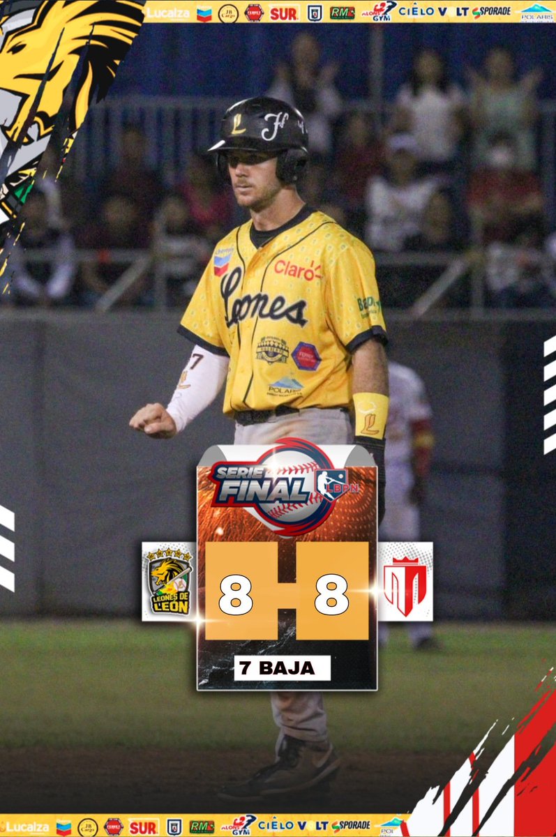 Partido lleno de emociones en Estelí, los locales empatan las acciones tras un error en fildeo con 2 out.