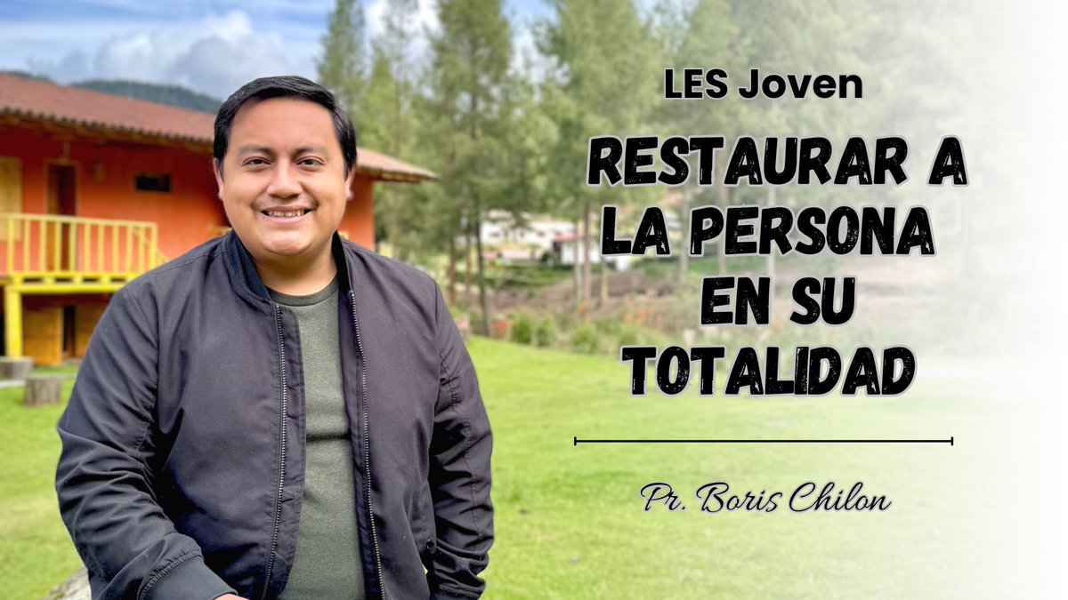 GBoris_Chilon's tweet image. Lección Joven 2 | RESTAURAR A LA PERSONA EN SU TOTALIDAD | youtu.be/oU63duR01dY?si… a través de @YouTube