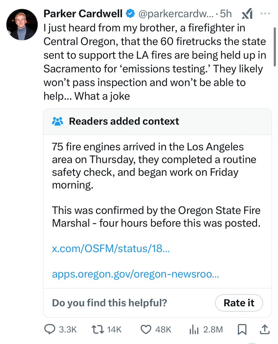 devahaz's tweet image. Finally a community note on the original post hours later after it already had a couple million views and thousands of RTs