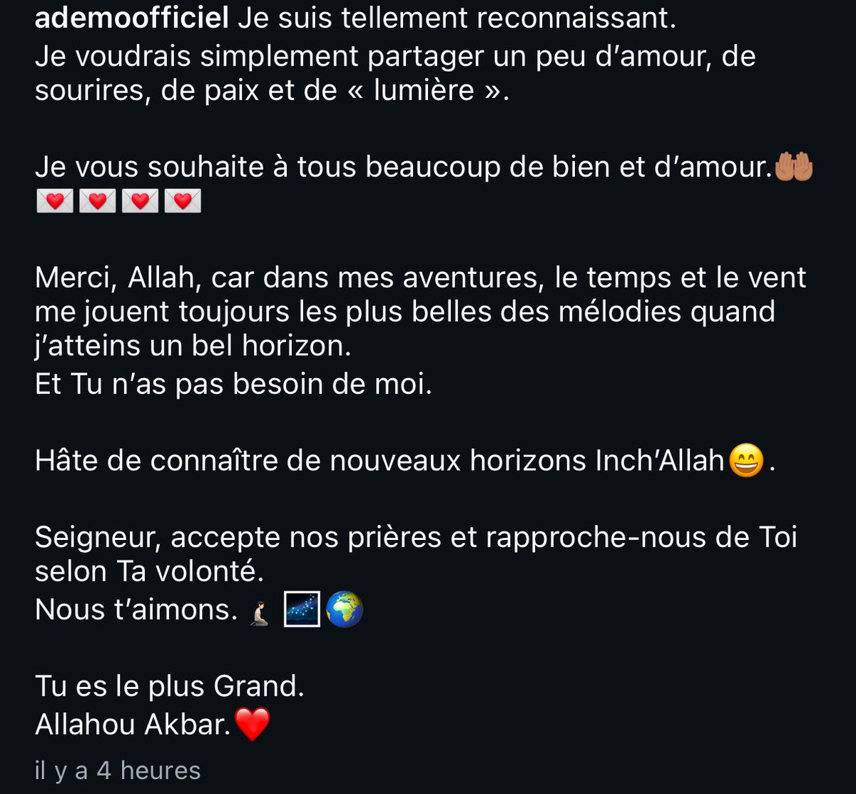 Je me réveille je vois ça naah c’est beau il kiffe sa vie 🙌