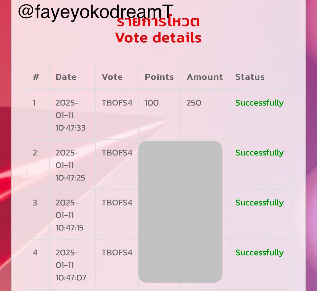 dream_TeamF's tweet photo. This is our responsibilities everyday till the last day #Maliboos #Fairybabes #Babebies . Let’s do it for P’Faye. Pls show how much you love her. Thank you guys! 

#FayePeraya https://t.co/IzSwHRNbH9