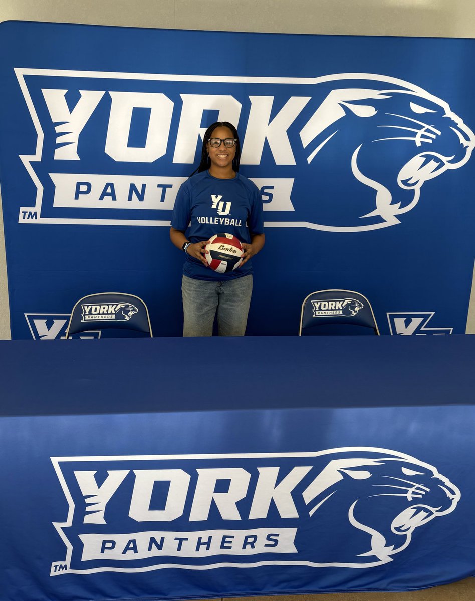 amberwhite_VB's tweet photo. I am very blessed &amp; happy to announce my commitment to play volleyball at @YUPanthersVB &amp; further my academics. I want to thank my parents, coaches, teammates &amp;  mentors!! Thank you to coach Gardner for this amazing opportunity. Huge thanks to my #1 supporters, my mom and dad! https://t.co/icNyBqVsuL