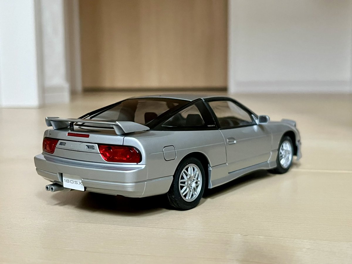 pramokitigai's tweet photo. アオシマの180SX
色々ツッコミ所あるキットだったけど修正なしで組んでみた。
SP品番のリアアンダーなしバンパー装着 https://t.co/BT41eCQuHD
