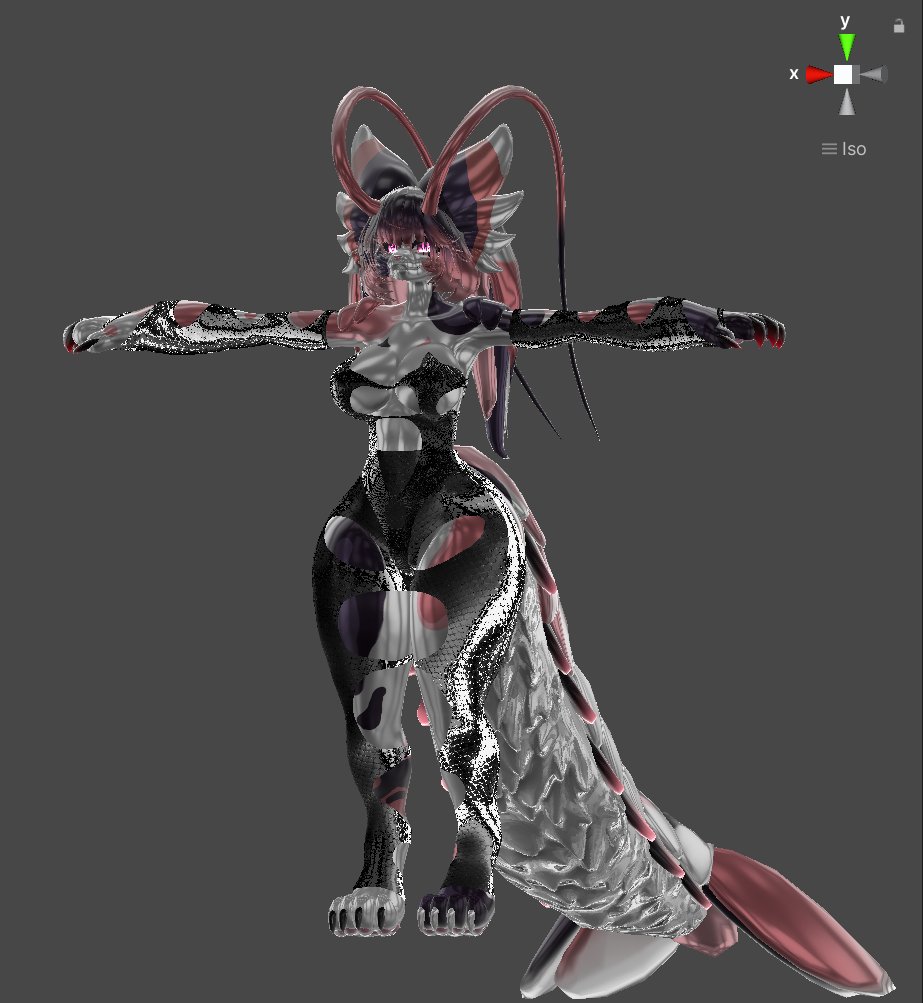 vrchat.com/home/avatar/av…
I worked on a Marina Mantis Shrimp avatar. It seemed fairly popular for not being release, but it will now be released, today!

#VRChat #VRGYO #VRChat始めました #VRChat自己紹介カード #VRC #VRC大交流会 #VRChatPhotography #furryartist #furryfandom