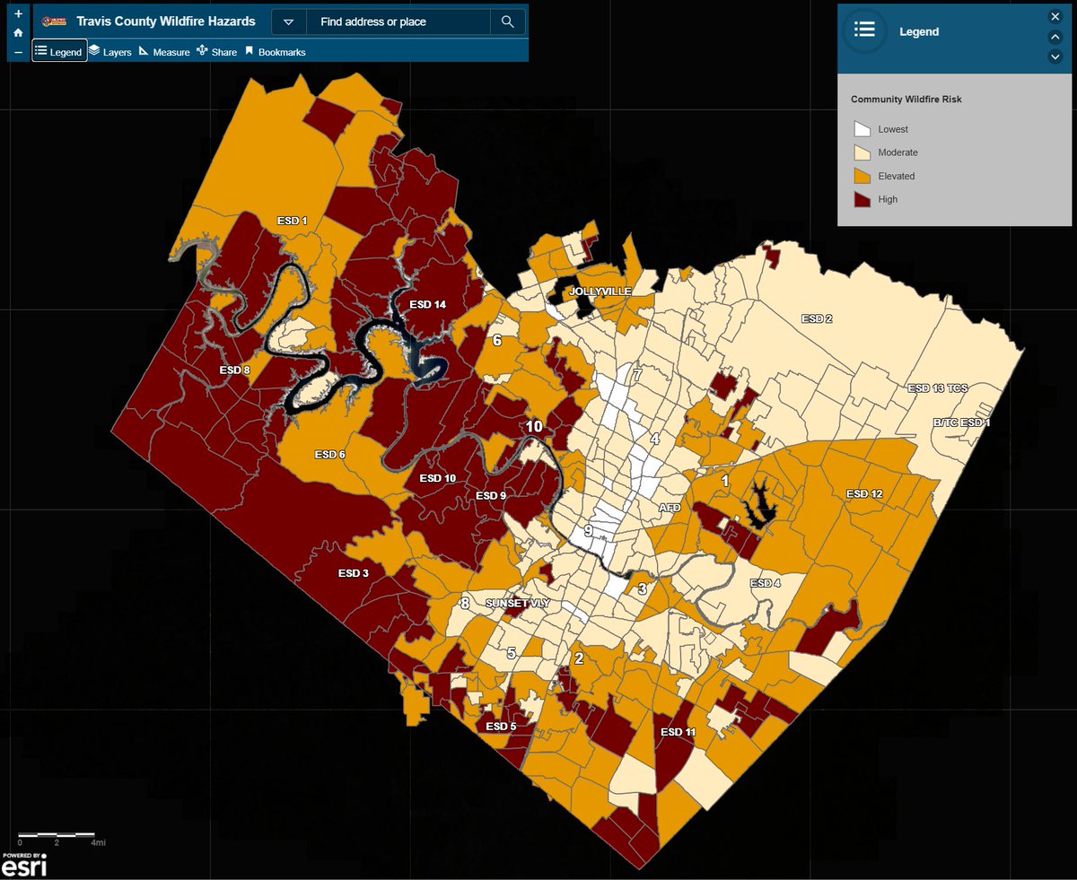 Did you know that the Austin metro area was ranked fifth-highest in the US for wildfire risk in 2024?

And that Austin has the highest wildfire risk in the US outside of California?

As we hope, pray, and support our fellow Americans suffering in Southern California, let's commit