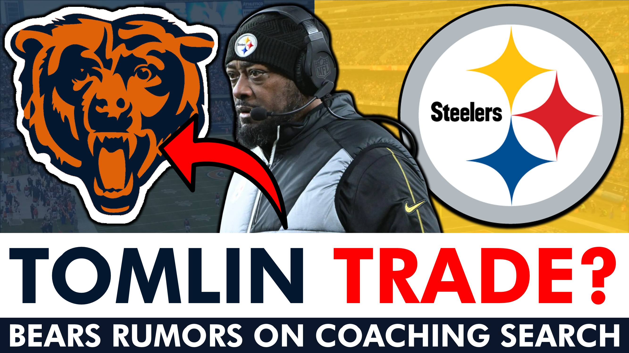 Harrison Graham on X: "Could the Bears trade for Mike Tomlin if the  Steelers lose in the first round of the playoffs? I think you'll hear  chatter about Tomlin's future in Pittsburgh