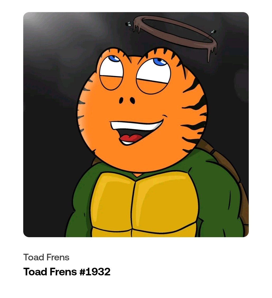 Cryptosheep5's tweet image. I Hold a #coolsnowman on @OpulentDecision 👉 free mint a #toadfrens on @toadfrens 👉 participate in daily battles 👉earn toad bucks 👉 buy her other collection #fatyfrens 👉 mint with a rare trait (crown)👉 get $POL 👉 get another ♾️ win/win. EASY