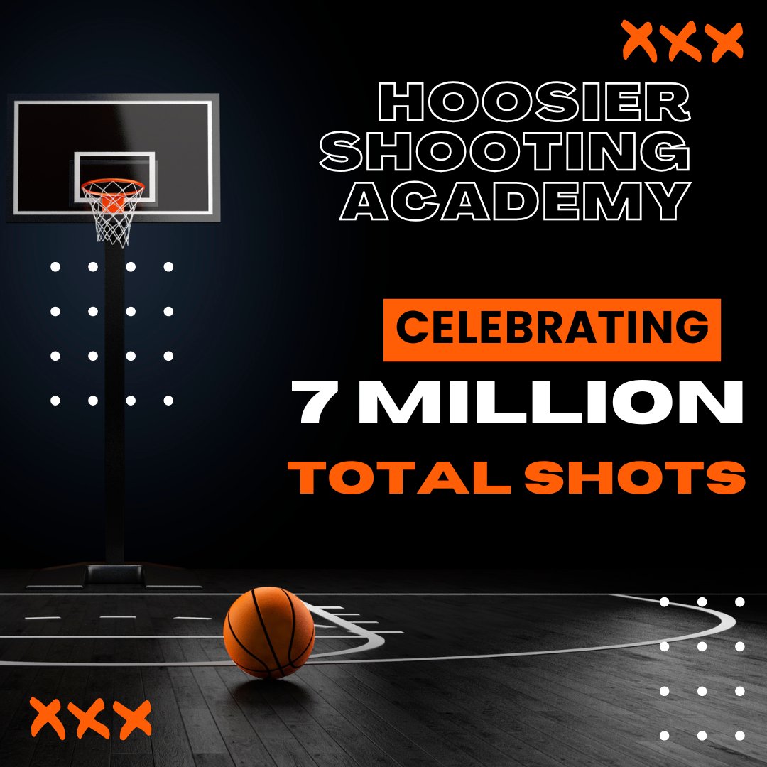 Hoosier Shooting Academy (@hoosiershooting) on Twitter photo 7 Million shots taken at the HSA! WOW!  If you aren't apart of this, your missing out. 
Now is your time to elevate your game. Schedule your No Sweat Intro:
hoosiershooting.com/free-intro-soc… 7 Million shots taken at the HSA! WOW!  If you aren't apart of this, your missing out. 
Now is your time to elevate your game. Schedule your No Sweat Intro:
hoosiershooting.com/free-intro-soc…
