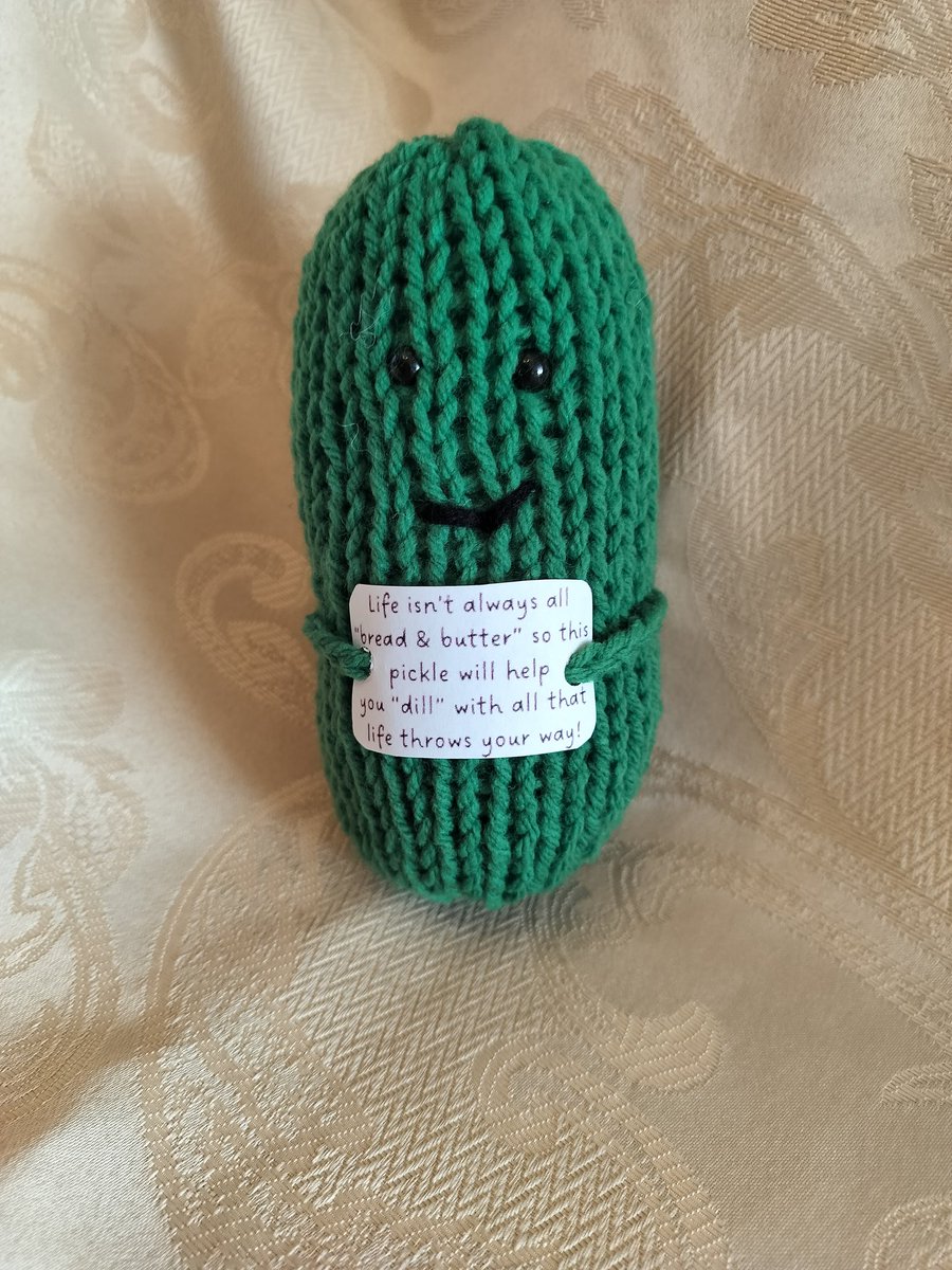 Encouragement pickle has your back!
#encouragement #emotionalsupport #ssupport #giftideas #fridayvibes  craftyauntnancy.etsy.com