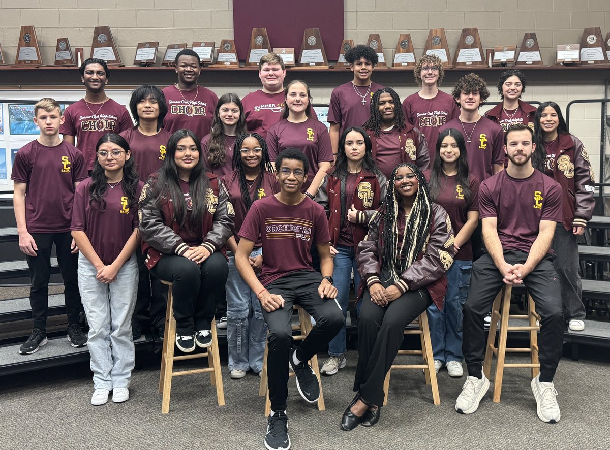 Summer Creek HS Choir (@schschoir) on Twitter photo Congrats to our SCHS Choir, Band & Orchestra Area Candidates!! Good luck at Area tomorrow! ❤️🔥#BestistheStandard #ShineALight <a href="/HumbleISD_SCHS/">Summer Creek High</a> <a href="/SCMBofficial/">Summer Creek High School Band</a> <a href="/schsorch/">Summer Creek HS Orchestra</a> <a href="/HumbleISD_Arts/">Humble ISD Fine Arts</a> <a href="/HumbleISD/">Humble ISD</a> <a href="/DrBrown_Humble/">Dr. Roger Brown</a> <a href="/HISDParents/">Humble ISD Parents</a> Congrats to our SCHS Choir, Band & Orchestra Area Candidates!! Good luck at Area tomorrow! ❤️🔥#BestistheStandard #ShineALight <a href="/HumbleISD_SCHS/">Summer Creek High</a> <a href="/SCMBofficial/">Summer Creek High School Band</a> <a href="/schsorch/">Summer Creek HS Orchestra</a> <a href="/HumbleISD_Arts/">Humble ISD Fine Arts</a> <a href="/HumbleISD/">Humble ISD</a> <a href="/DrBrown_Humble/">Dr. Roger Brown</a> <a href="/HISDParents/">Humble ISD Parents</a>