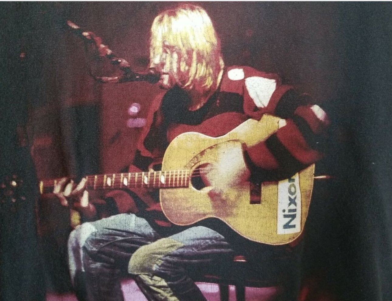トップス NIRVANA KURT COBAIN NIXON GUITAR Anvil L Presidential Wisdom on X: 