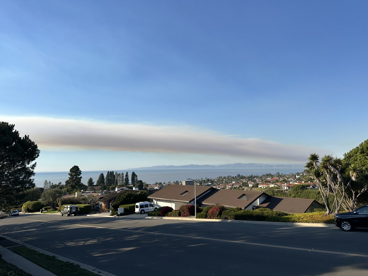 it's like a rainbow of smoke.