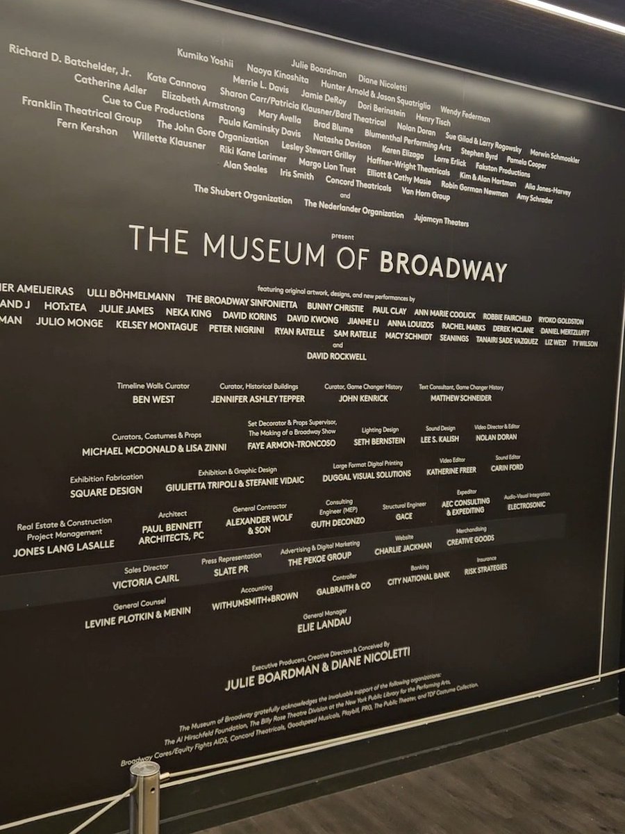 #Museum of #Broadway on a rare #Manhattan snow day. Don't miss my full review!

themuseumofbroadway.com

#nyc #theatre #showsiveseen #plays #musicals <a href="/museumbroadway/">The Museum of Broadway</a>