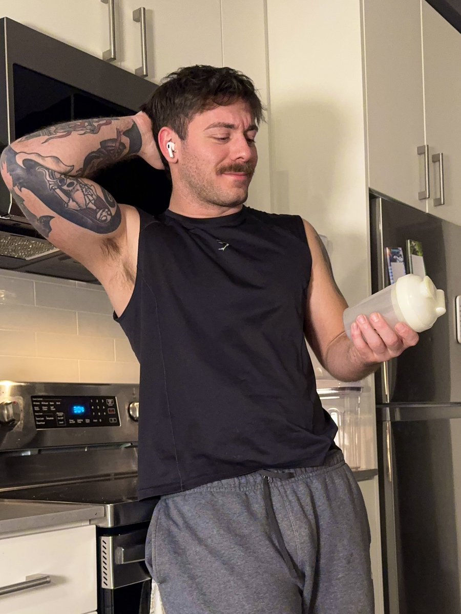 Oh I thought you said you wanted “extra” milk in your protein shake 🥛