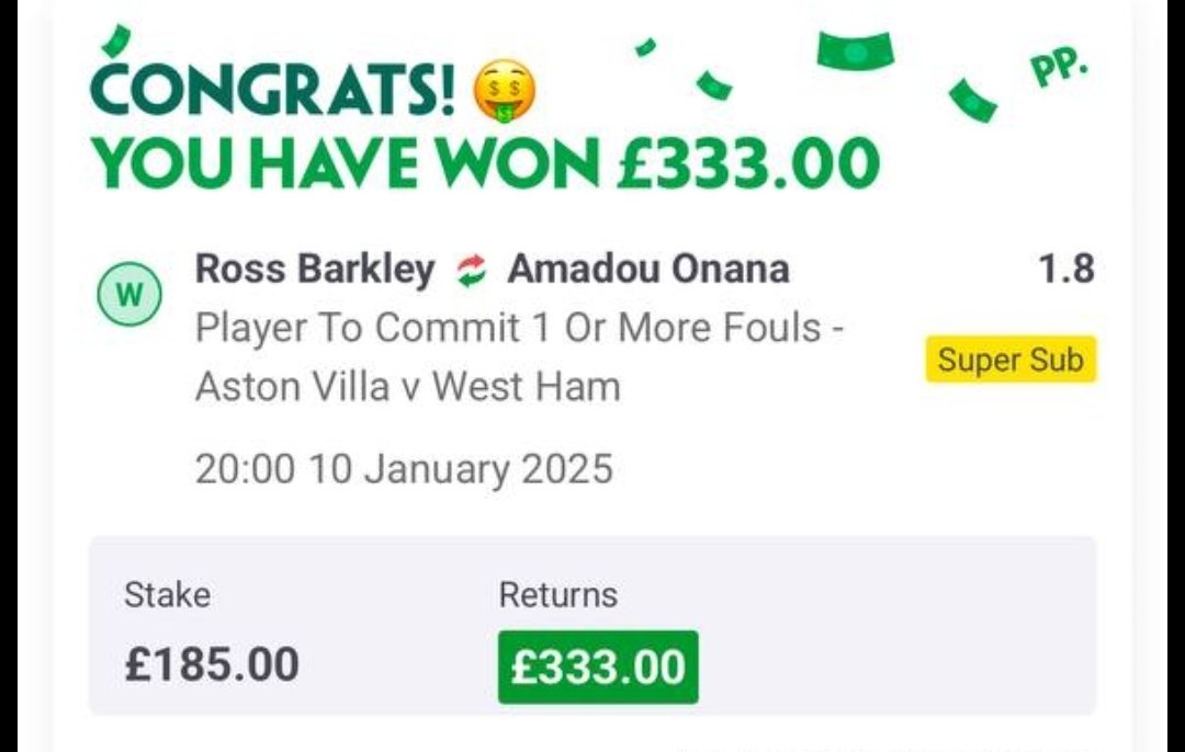 Arbitrage_Tips's tweet image. 🚨Super sub winner #2