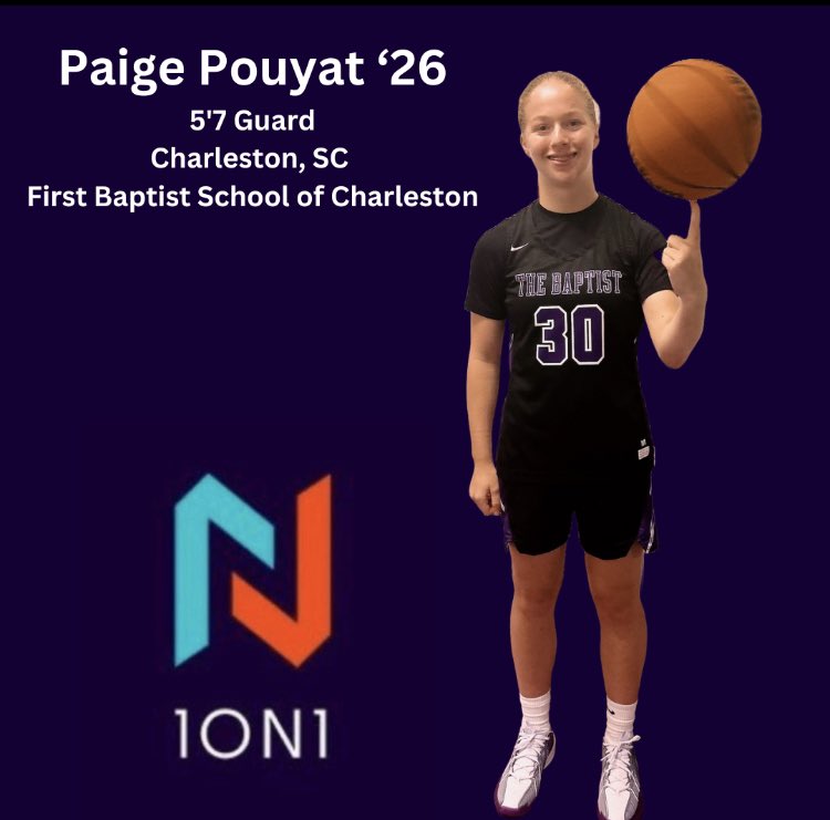 1 on 1 ... Your Shot On Your Terms (@1on1yourshoton1) on Twitter photo Prospect Alert: <a href="/PaigePouyat/">Paige Pouyat</a> continues her quest toward 1000 pts knocking down 4 treys in route to 17pts in a victory for the 14-2 2nd ranked 4A SCISA First Baptist School of Charleston <a href="/RVGDag/">The Real Voices of the Game Productions</a> <a href="/SauceRVG/">Tanner</a> <a href="/ChrisPouyat/">Chris Pouyat</a> <a href="/shegone03/">Fryedaddy/Frito</a> Prospect Alert: <a href="/PaigePouyat/">Paige Pouyat</a> continues her quest toward 1000 pts knocking down 4 treys in route to 17pts in a victory for the 14-2 2nd ranked 4A SCISA First Baptist School of Charleston <a href="/RVGDag/">The Real Voices of the Game Productions</a> <a href="/SauceRVG/">Tanner</a> <a href="/ChrisPouyat/">Chris Pouyat</a> <a href="/shegone03/">Fryedaddy/Frito</a>