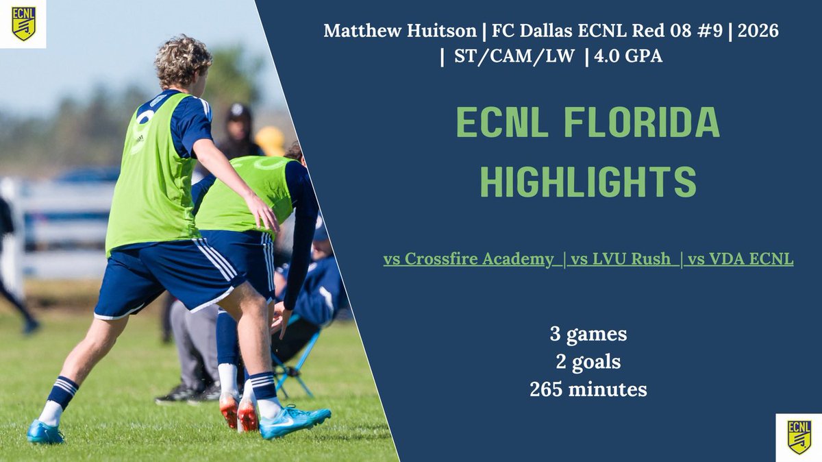 Check out my ECNL FLORIDA highlight video: my.sportsrecruits.com/athlete/matthe…