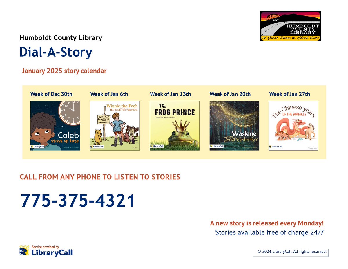 Humboldt County Library tweet media