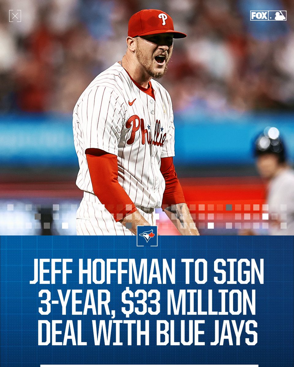 ジェフ・ホフマンがブルージェイズと3年3300万ドルで契約合意したとのこと。 インセンティブがあり、すべてクリアすると最大で3900万ドルになるようです。  また、ブルージェイズと契約する前にオリオールズと3年4000万ドルの契約で合意していたが、肩に問題があり契約はし ...