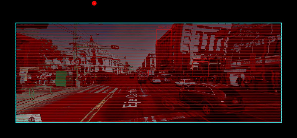 rigomortiz's tweet photo. #genuary #genuary2025 #genuary7 Use software that is not intended to create art or images. Use google maps + p5.js + hydra. https://t.co/u8Ycu4W9Sm  (prompt credit
@camillerouxart 
) #GenerativeAI https://t.co/O8wiiX1GzL