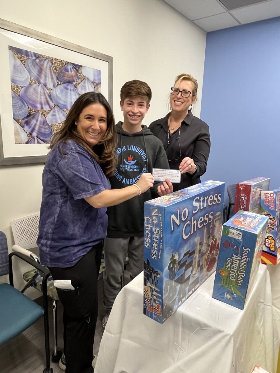 HLFYA Michael Savare turned gratitude into action! 🎁 He raised $1,500+ &amp; collected 50+ toys for The Valerie Fund, the org that supported him during cancer treatment. Michael’s drive brings joy to young patients—thank you for making a difference! #HLF #GivingBack #CommunityImpact