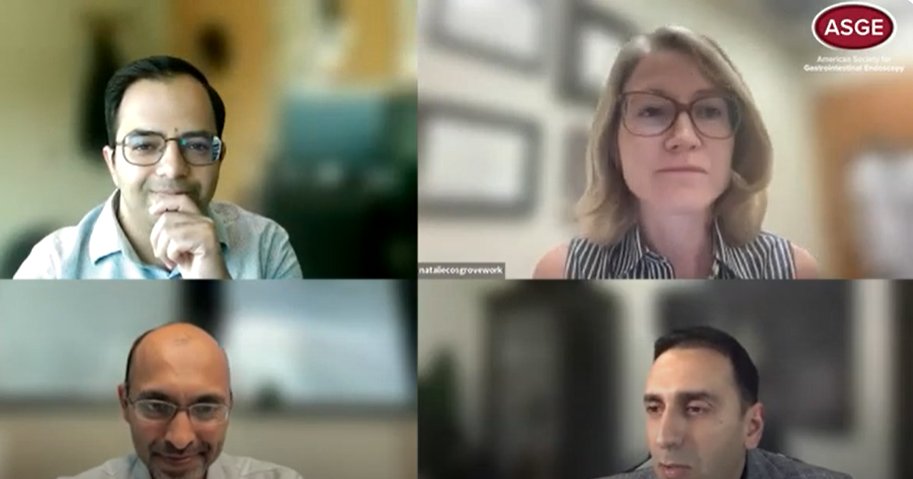 GIE (@gie_journal) on Twitter photo Drs Bashar Qumseya, Divyanshoo Kohli, Wasif Abidi, and Natalie Cosgrove discuss their article, “American Society for Gastrointestinal Endoscopy guideline on gastrostomy feeding tubes." youtu.be/1B-rQNC6Dyw
<a href="/iGUT_Houston/">Nirav Thosani</a> <a href="/wasabidoc/">Wasif Abidi, MD, PhD</a> <a href="/NCosgroveMD/">Natalie Cosgrove MD</a> <a href="/jorgemachicado/">Jorge Machicado, MD, MPH</a> <a href="/Bashar_Qumseya/">Bashar Qumseya, MD, MPH, FASGE</a> Drs Bashar Qumseya, Divyanshoo Kohli, Wasif Abidi, and Natalie Cosgrove discuss their article, “American Society for Gastrointestinal Endoscopy guideline on gastrostomy feeding tubes." youtu.be/1B-rQNC6Dyw
<a href="/iGUT_Houston/">Nirav Thosani</a> <a href="/wasabidoc/">Wasif Abidi, MD, PhD</a> <a href="/NCosgroveMD/">Natalie Cosgrove MD</a> <a href="/jorgemachicado/">Jorge Machicado, MD, MPH</a> <a href="/Bashar_Qumseya/">Bashar Qumseya, MD, MPH, FASGE</a>