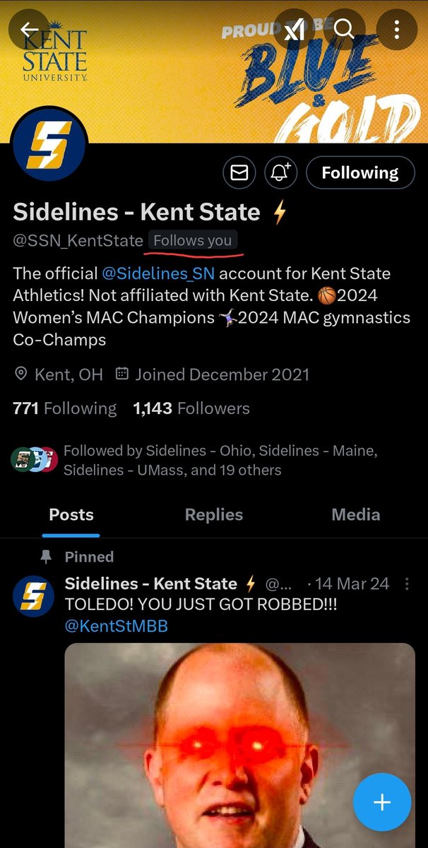 Its_Coach_Steve's tweet photo. BREAKING: WE INTERRUPT THIS REALLY MEDIOCRE FOOTBALL GAME TO BRING YOU THE BIGGEST NEWS IN THE SPORT. @SSN_KentState and @SSN_EMU HAVE DECIDED TO #BackTheMAC !! LETS GO!! https://t.co/tbDWf8Fpmi