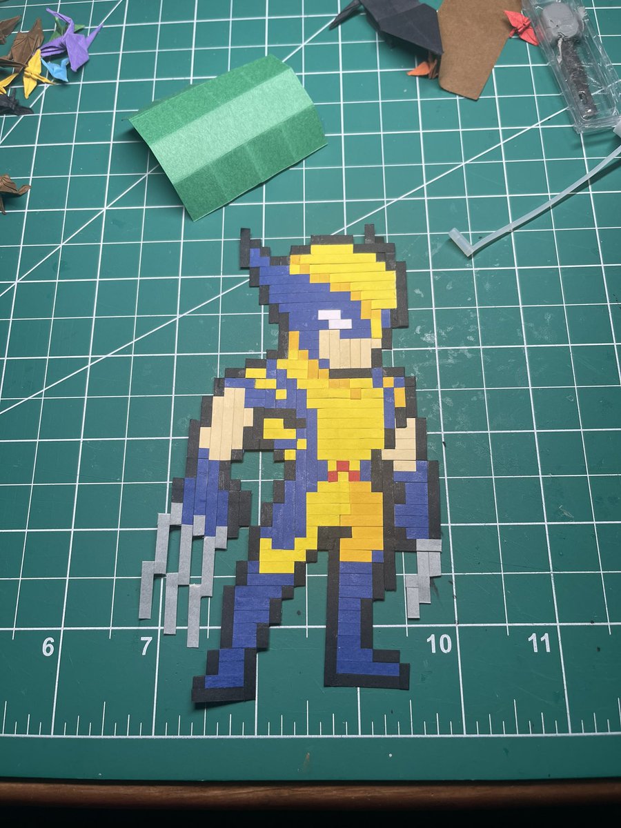 PaperPerci's tweet image. 4700 done!! Realize only post about my crane progress so here some other paper craft stuff I’ve made recently.