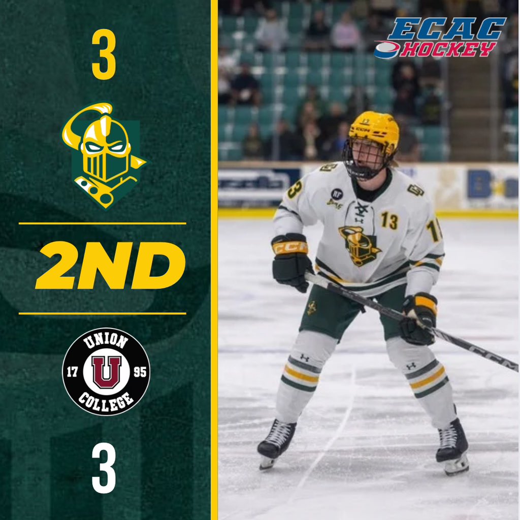 ClarksonMHockey's tweet photo. Tie game after two periods! #letsgotech https://t.co/uPG2tWmtFa