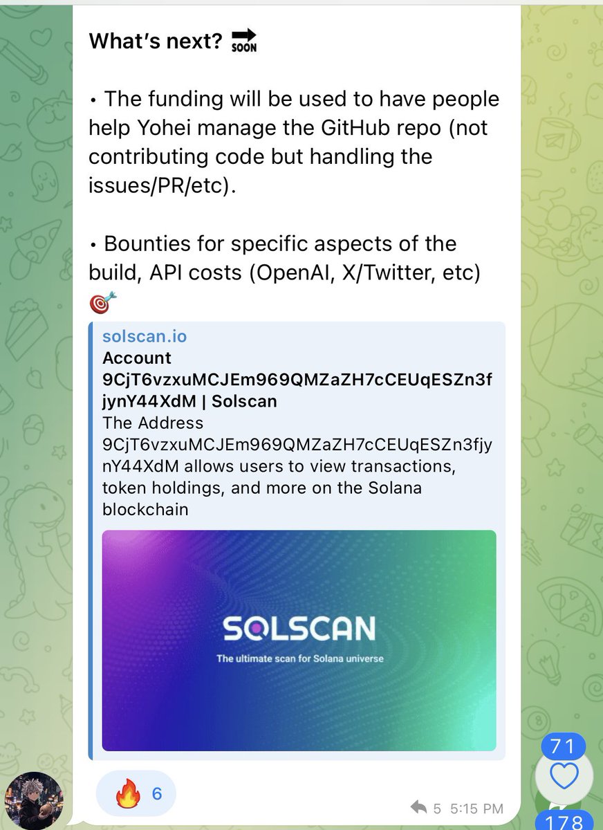 Yohei (@yoheinakajima) on Twitter photo as many of you know, the <a href="/pippinlovesyou/">pippinlovesyou</a> project was inspired by the $pippin meme coin that i didn’t launch. which means there’s no team funds and I’m currently paying for API fees, etc out of pocket.
some whales were kind enough to donate $100k towards the project and set up a as many of you know, the <a href="/pippinlovesyou/">pippinlovesyou</a> project was inspired by the $pippin meme coin that i didn’t launch. which means there’s no team funds and I’m currently paying for API fees, etc out of pocket.
some whales were kind enough to donate $100k towards the project and set up a