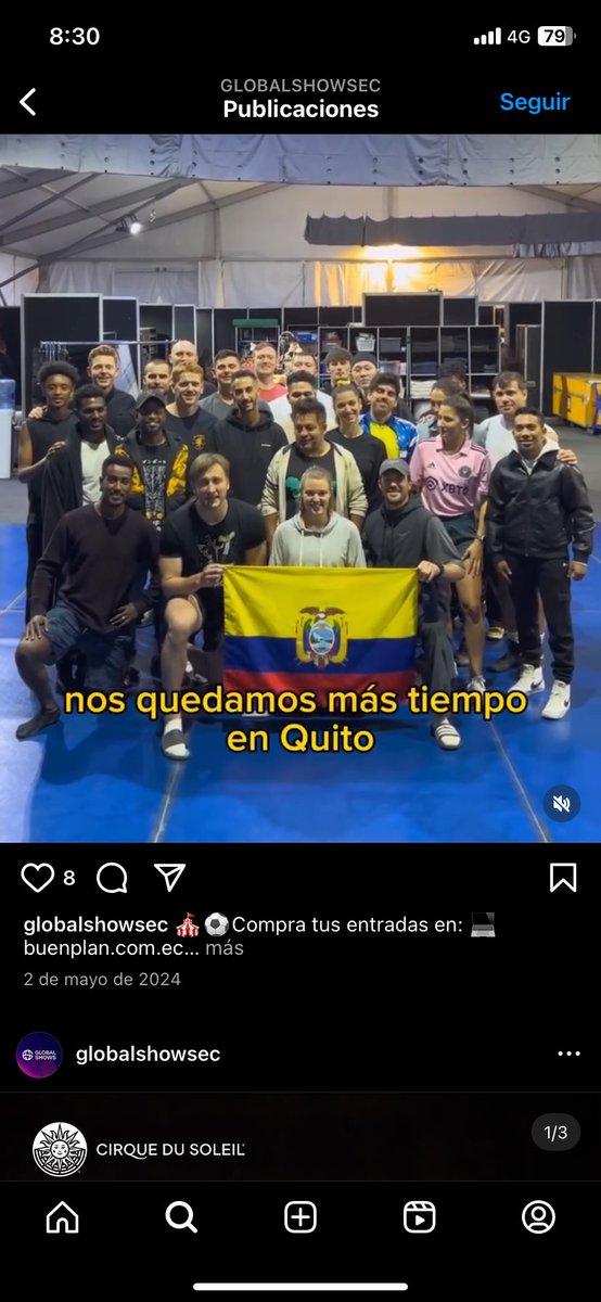 <a href="/MessiCirque/">Messi10 by Cirque du Soleil</a> 

En Mayo 2024  <a href="/buenplantickets/">BuenPlan Tickets</a> y <a href="/GlobalShowsEC/">Globalshows</a>  seguían promocionando el evento con descuentos en las entradas cuando no contaban ni con los permisos municipales pertinentes. 

DEVUELVAN EL DINERO‼️ <a href="/MateoGarridoC/">Mateo Garrido Cárdenas</a> <a href="/MartinObandoR/">Martin Obando Rojas</a>