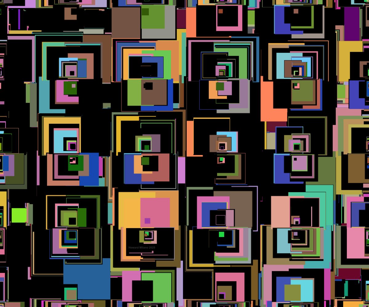 HowardMilano's tweet image. Back to some algorithmic art. Source code available on demand #processing #processingart #digitalart #algoart #algorithmart