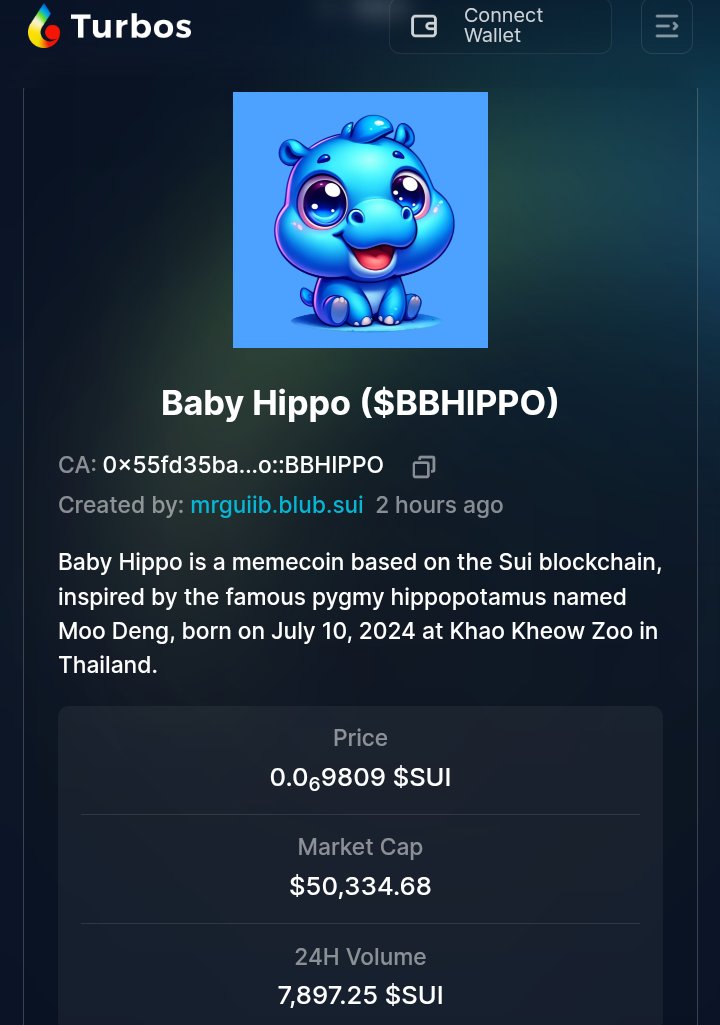 OxBitWolf's tweet image. #BABYHIPPO
Tg 
t.me/+5yjplyPXcXZmO…

Dev Wallet
suivision.xyz/account/0xc522…

#Sui #Suichain #Suimeme #BabyHippo #Hippo #Ronda #Whale #Checkout #Moon