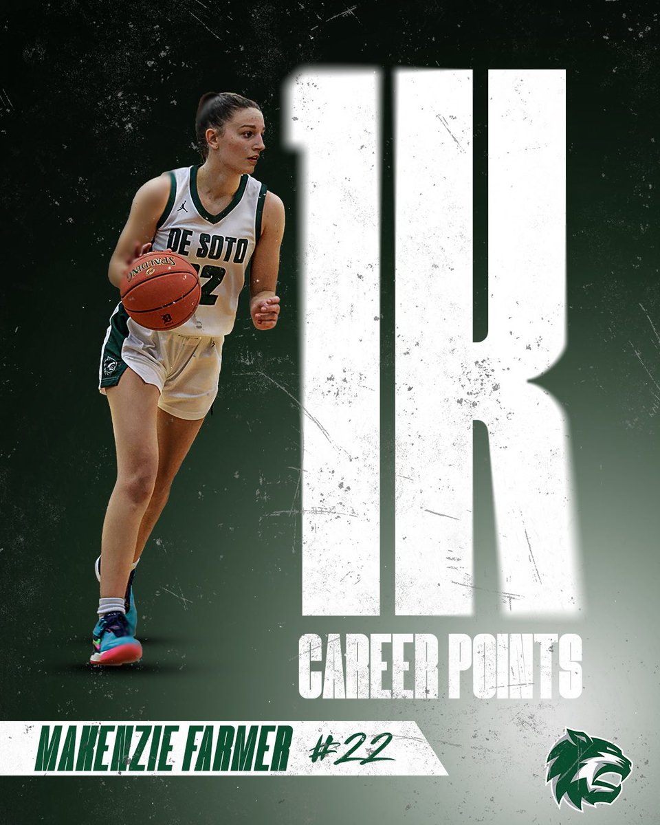 Wildcat Basketball (@desotoladyhoops) on Twitter photo 1️⃣0️⃣0️⃣0️⃣ Point Club has a new member! Congratulations to <a href="/makenzie_farmer/">Makenzie Farmer</a> for this incredible honor! <a href="/sportsinkansas/">Sports in Kansas</a> <a href="/metrosports_mk/">Metro Sports MoKan</a> <a href="/BrentKSHSAA/">Brent Maycock</a> <a href="/SunflowerSmack/">Sunflower Smack Show</a> 1️⃣0️⃣0️⃣0️⃣ Point Club has a new member! Congratulations to <a href="/makenzie_farmer/">Makenzie Farmer</a> for this incredible honor! <a href="/sportsinkansas/">Sports in Kansas</a> <a href="/metrosports_mk/">Metro Sports MoKan</a> <a href="/BrentKSHSAA/">Brent Maycock</a> <a href="/SunflowerSmack/">Sunflower Smack Show</a>