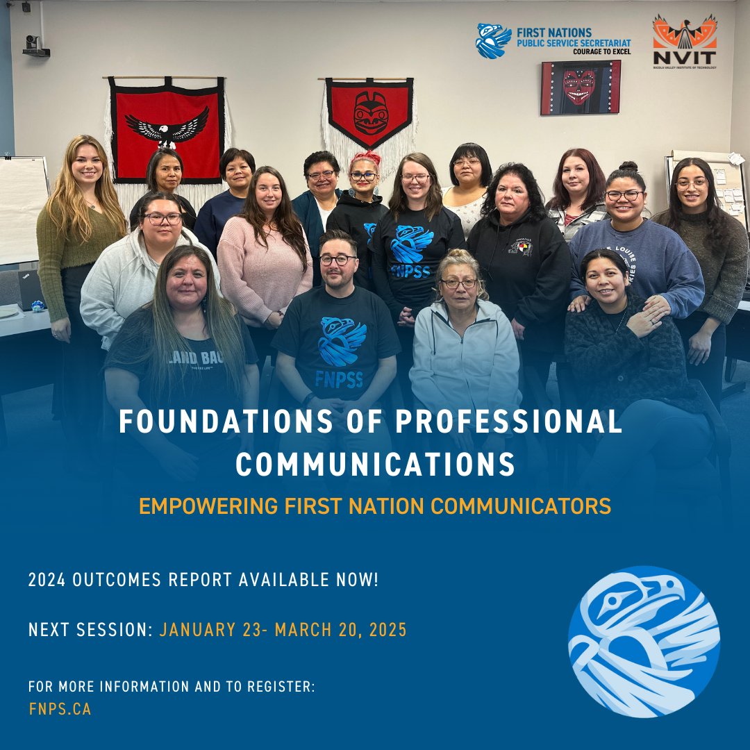 Ready to level up your communication skills? Foundations of Professional Communications starts January 23, 2025! 🌟 Check out the 2024 report and don’t miss your chance to join the 2025 session. ow.ly/vxWk50UEJvs

#FirstNations #ProfessionalDevelopment
