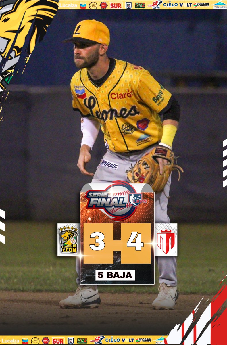 Finalizan 5 entradas completas en Estelí y los locales toman ventaja en el juego, imparable remolcador de Daniel Mayora con la combinación de 1 error en fildeo de los leones les permite al Tren ponerse al frente en el marcador.