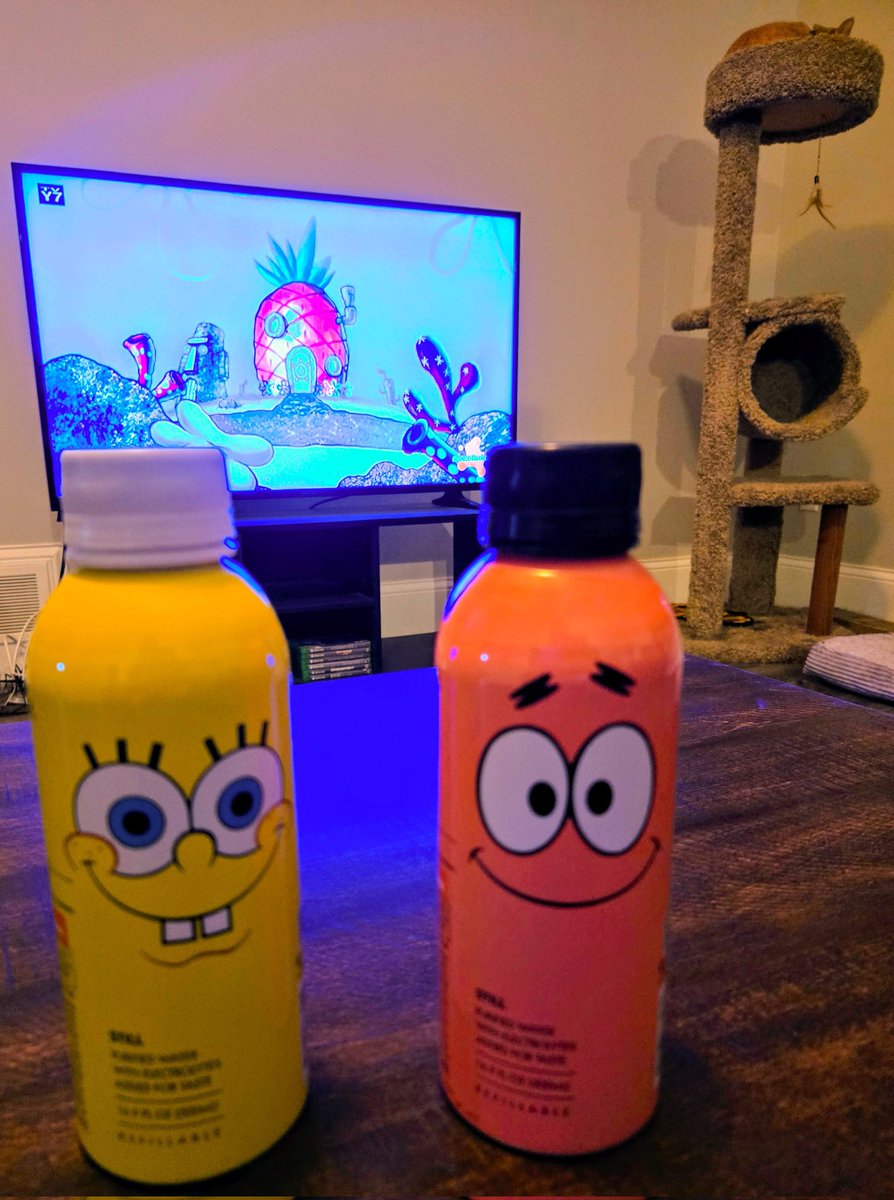 BiteSizedNinja_'s tweet image. Hangin' out with these guys tonight...
😁 #SpongeBobSquarepants #refillit