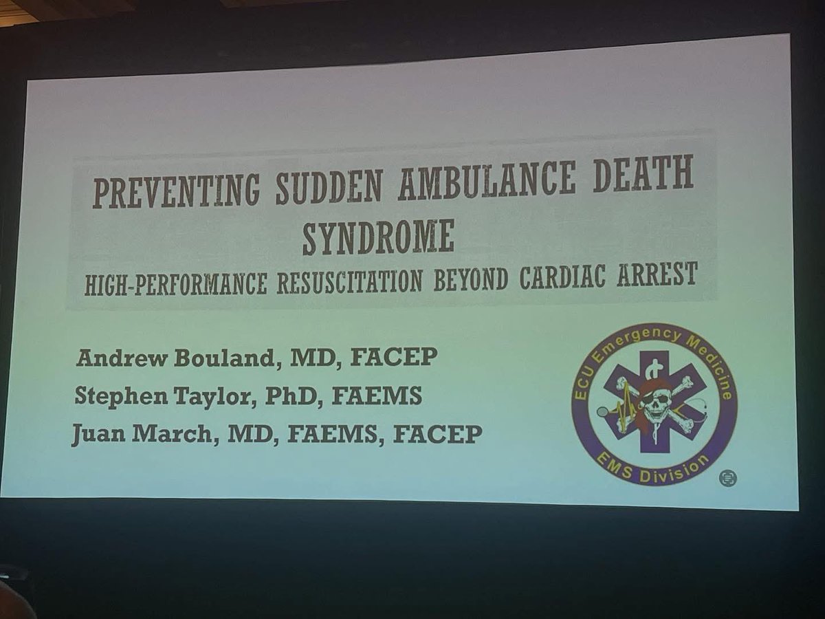 Our EMS faculty are putting in a strong showing at #NAEMSP25!