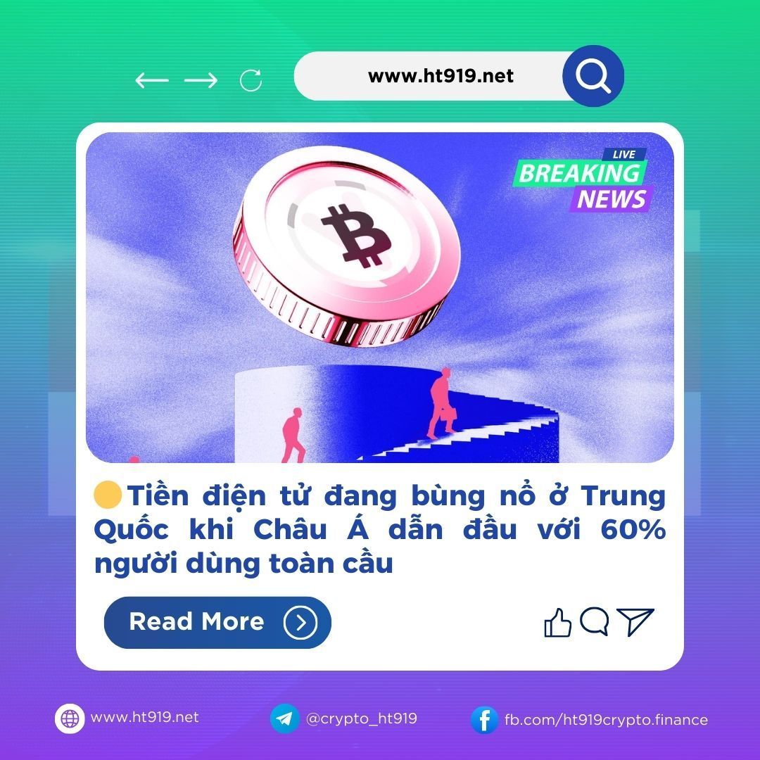 ht919_crypto's tweet photo. ♐ Tiền điện tử đang bùng nổ ở Trung Quốc khi Châu Á dẫn đầu với 60% người dùng toàn cầu
Theo dõi nhiều hơn thông tin thị trường, insights, trading tại website: https://t.co/bdlprjrx1X
#crypto #cryptonewstoday #bitcoin #btc #cryptonhatrang #blockchain https://t.co/1FcuxnqZFR