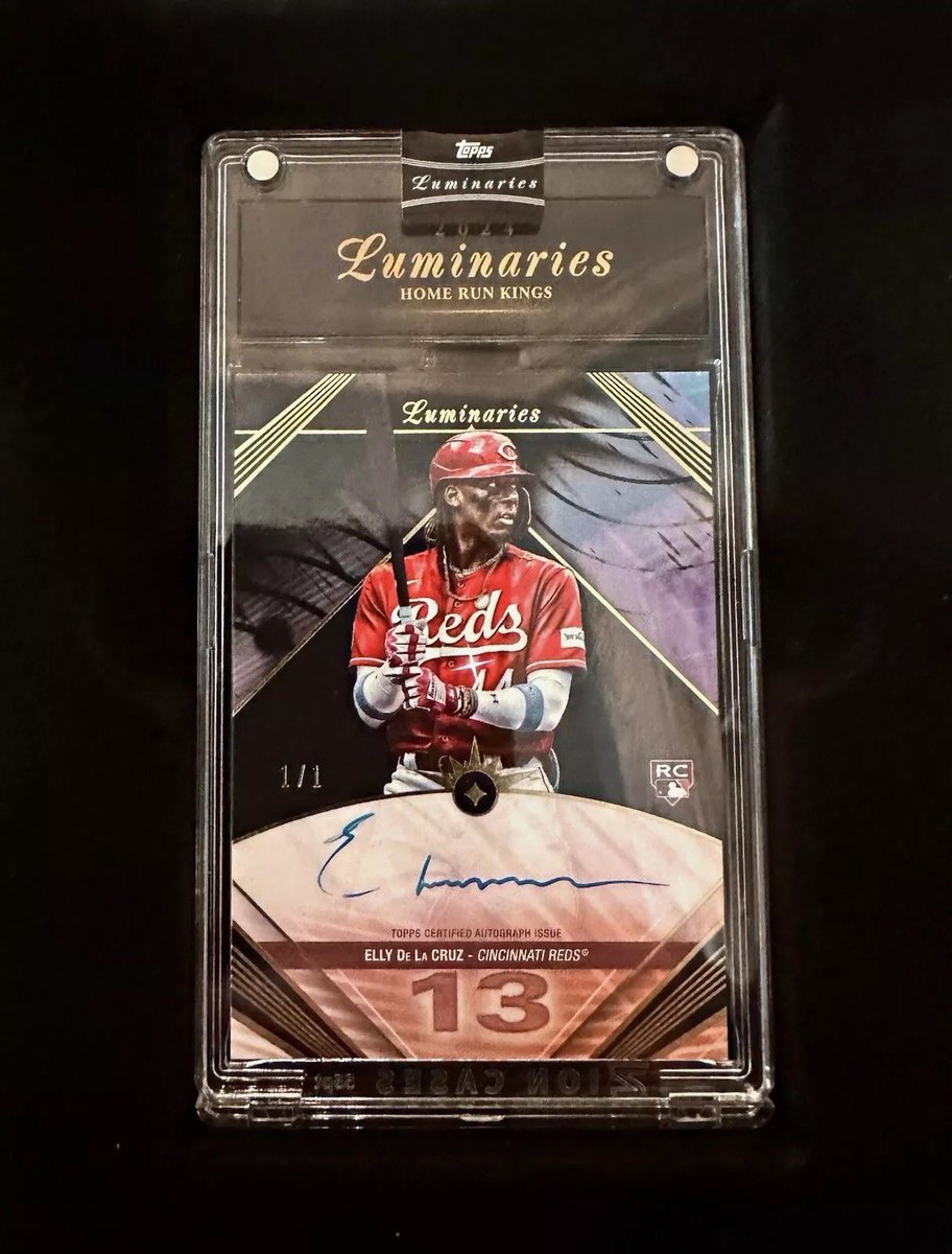MikeHood419's tweet image. #ellydelacruz
2024 Topps Luminaries Elly de la Cruz Auto RC 1/1 🔥
#toppsluminaries