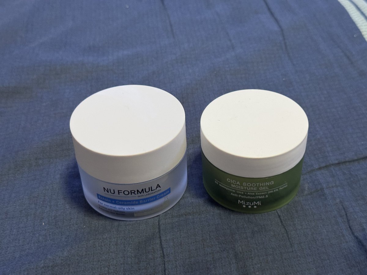 mddd_25's tweet photo. ส่งต่อ NU FORMULA Ectoin+Ceramide Barrier Cream 230฿ รวมส่ง

MizuMi Cica Soothing Moisture Gel 200฿ รวมส่ง
ลองใช้แค่นิดเดียวทั้ง 2 อันครับ

#ส่งต่อสกินแคร์ #ส่งต่อสกินเเคร์มือสอง #ส่งต่อสกินแคร์มือ2 #ส่งต่อเครื่องสําอาง #ส่งต่อคสอ #ส่งต่อคสอมือ2 https://t.co/aCrfvp85ib