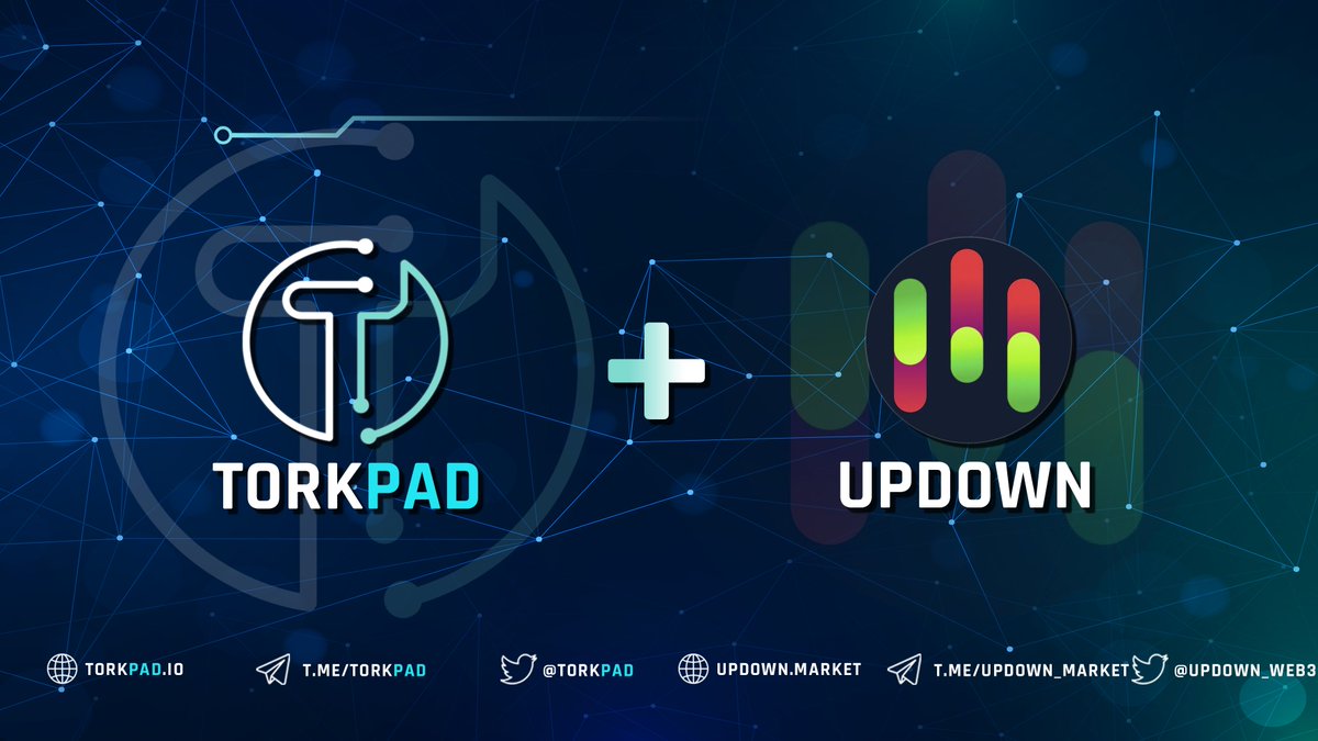 TorkPad (@torkpad) on Twitter photo ⚡️ TORKPAD x UPDOWN: PARTNERSHIP ANNOUNCEMENT 🚀
We are thrilled to partnership with <a href="/updown_web3/">UpDown Market</a> on their upcoming IDO on TorkPad.
About UPDOWN:
UpDown Platform offers an innovative approach to cryptocurrency price predictions. Players engage in real-time prediction games, ⚡️ TORKPAD x UPDOWN: PARTNERSHIP ANNOUNCEMENT 🚀
We are thrilled to partnership with <a href="/updown_web3/">UpDown Market</a> on their upcoming IDO on TorkPad.
About UPDOWN:
UpDown Platform offers an innovative approach to cryptocurrency price predictions. Players engage in real-time prediction games,