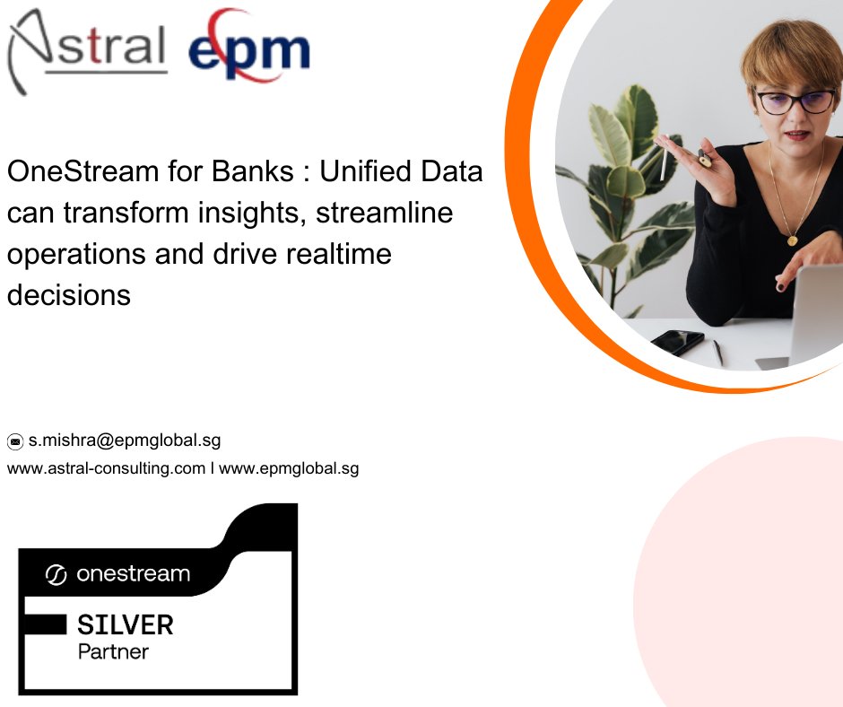 astralmcpl's tweet image. @epmospartner OneStream’s unified data management platform allows Banks to leverage data in new, transformative ways, far beyond traditional financial reporting. 

Reach out to k.iyer@epmglobal.sg for a Demo.

#Onestreamforbanks #unifieddatamanagement #financialreporting