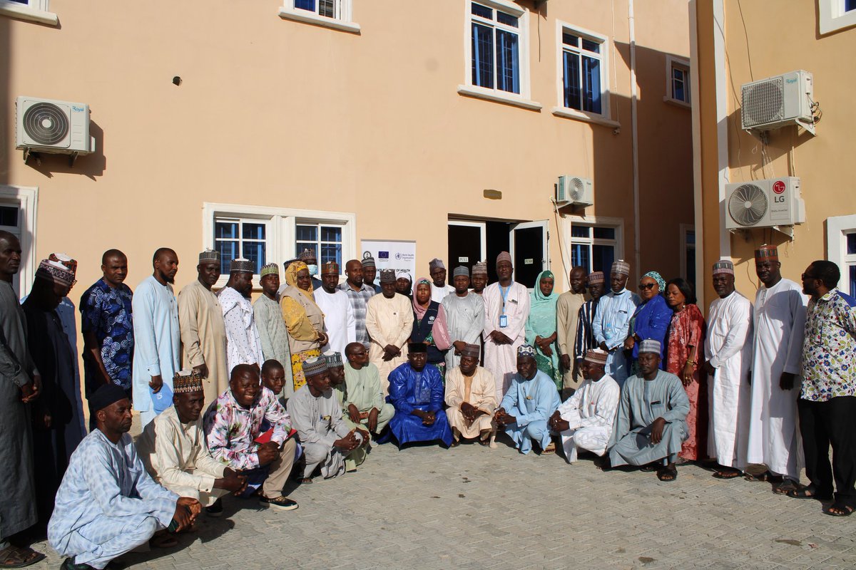 To ensure accurate, timely health info for preparedness &amp; response to emerging health emergencies, <a href="/BornoGovt/">Borno State Gov't</a> &amp; <a href="/WHO/">World Health Organization (WHO)</a>, empowered 27 LGA health promotion officers &amp; 10 frontline health journalists to enhance health preparedness &amp; response to emerging diseases outbreaks in the state