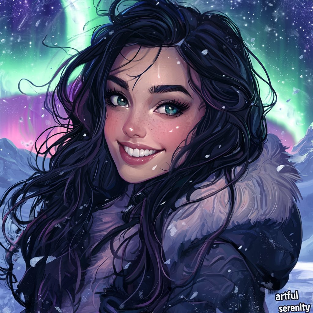 ArtfulSerenity's tweet photo. "Northern Lights"
In skies of night, a celestial dance, The Northern Lights, a fleeting trance. Emerald curtains softly sway, Across the heavens, in a grand display.
#ai #poetry https://t.co/EXmlD0W1i4