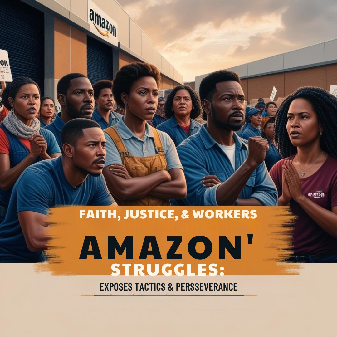 EVERYWHERE_POD's tweet image. 🙏💼 Faith &amp;amp; unity in action! 600 Amazon workers are fighting for their rights against unjust corporate practices. The Teamsters are leading the way in this powerful strike. #AmazonWorkers #Unionization #LaborRights #StandingForWhatIsRight ✊
youtu.be/rK9148FYzGI