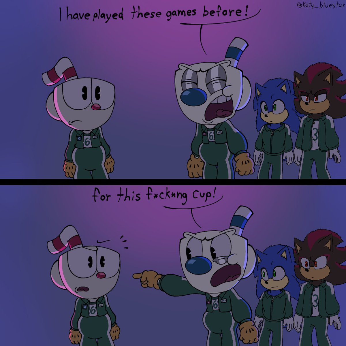 katy_bluestar's tweet photo. I HAVE PLAYED THESE GAMES BEFORE !
(collab with @KatyRubyStar )
#Cuphead #cupheadshow #SonicMovie #Shadow #SquidGame2 https://t.co/9RBZjVJoeT