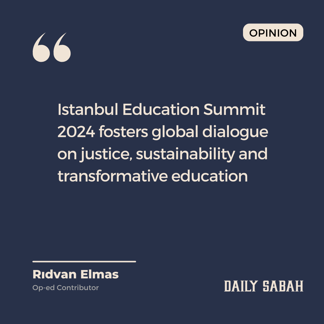 Istanbul Education Summit 2024: A global agenda for education - by Rıdvan Elmas | DS Opinion
dailysabah.com/opinion/op-ed/…